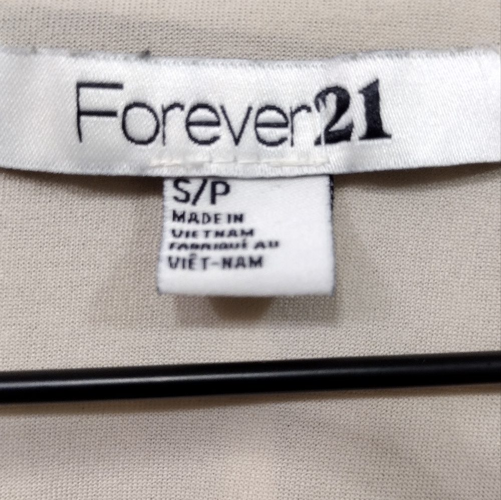 Forever 21 Peter Pan Collar Preppy Dress Women's S White Black Academy Babydoll - Picture 8 of 9